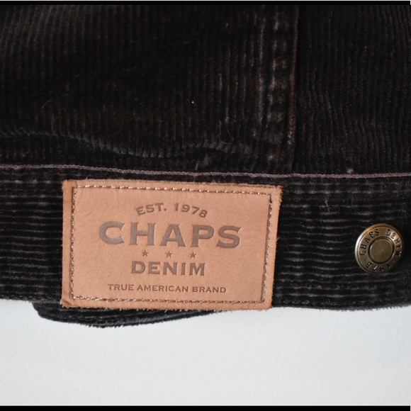 CHAPS Brown Courduroy Jacket - Picture 3 of 7